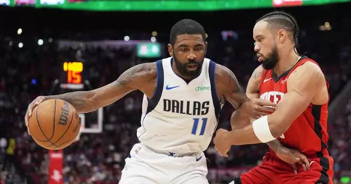 Mavericks guard Kyrie Irving out due to bulging disk in his back, no timeline for return