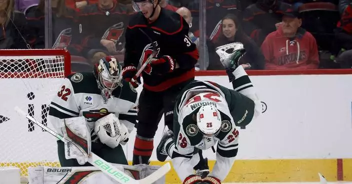 Filip Gustavsson makes 20 saves in the Wild&#8217;s 4-0 victory over the Hurricanes