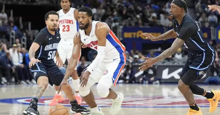 Jaden Ivey injures leg in 4th quarter in Pistons' victory over the Magic