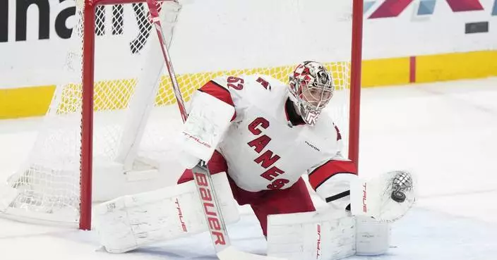 Jaccob Slavin&#8217;s go-ahead goal in the third helps lift Hurricanes 3-1 over Panthers