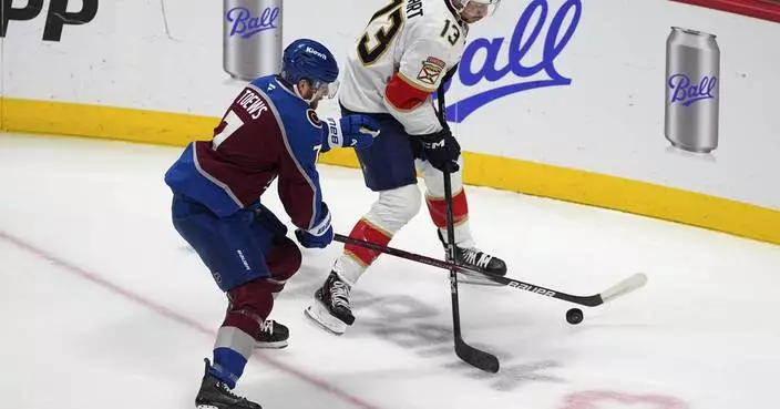 Devon Toews scores twice, Avalanche rally to beat Panthers 3-1