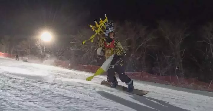 Chinese ski club brings classical culture to life in eye-catching performances