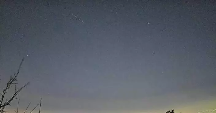 Quadrantid meteor shower graces night sky in north China