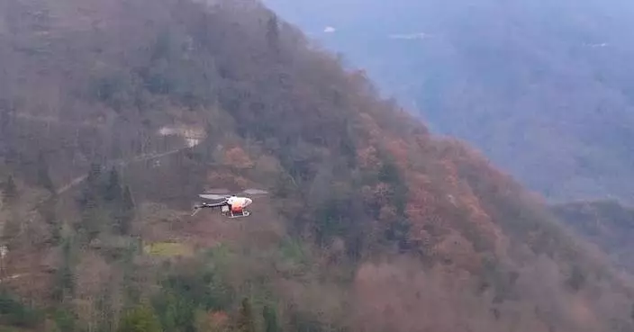 Delivery drones fly local specialties from Sichuan's remote villages to broader markets