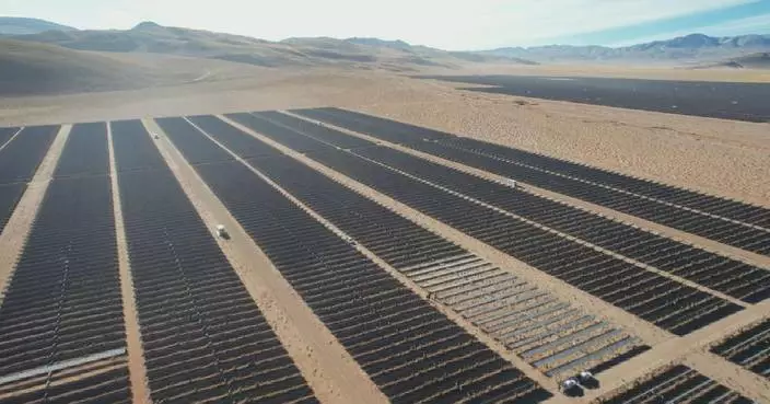 NASA images show how China has transformed sand dunes into solar power plant