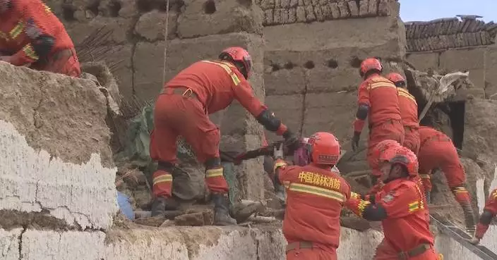 All-out rescue efforts underway at epicenter following Xizang 6.8-magnitude quake