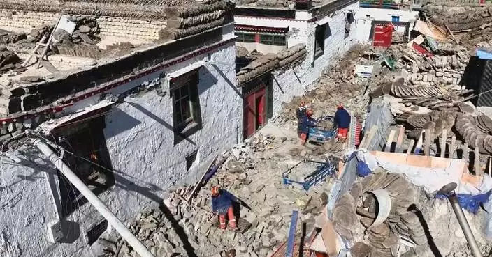 407 people rescued, temporary buildings set up in quake-hit Xizang