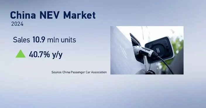 China&#8217;s passenger NEV market sees double-digit rise in output, sales in 2024