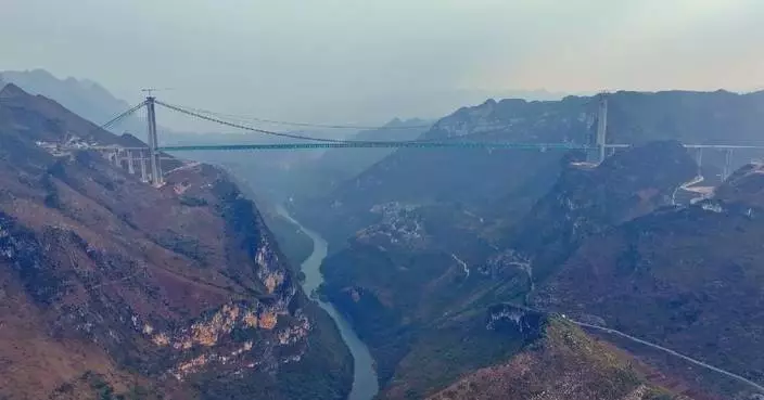 China completes main structure of world&#8217;s tallest bridge