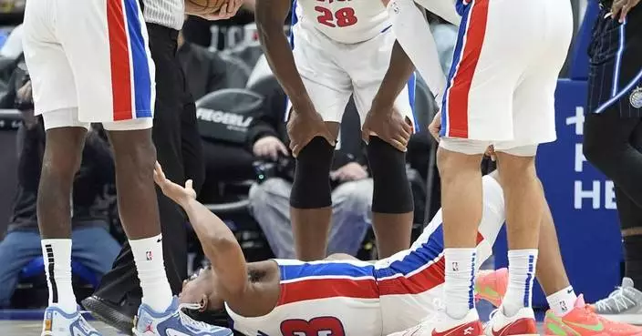 Pistons guard Jaden Ivey has surgery on leg he broke in collision vs. Magic