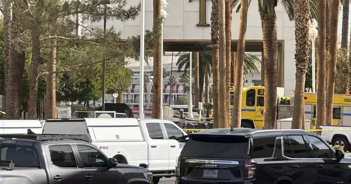 1 person dies when Tesla truck catches fire and explodes outside Trump&#8217;s Las Vegas hotel