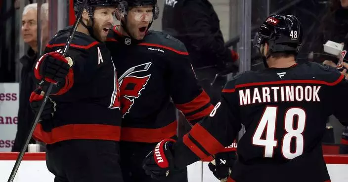 Jordan Staal scores hat trick to lead Hurricanes to 6-3 win over Maple Leafs