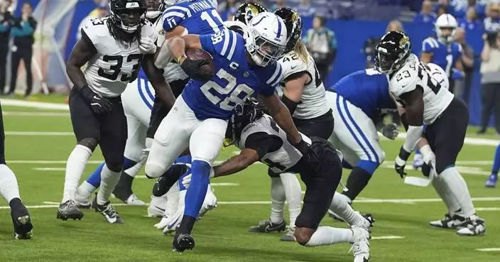 Jonathan Taylor and Joe Flacco lead Colts to 26-23 overtime win over Jaguars