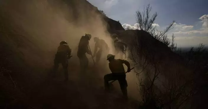 Navajo Nation firefighters battle wildfires in Los Angeles