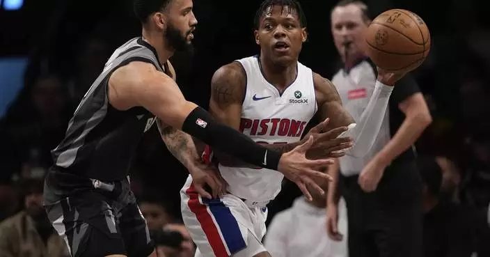 Malik Beasley scores 23 and Pistons win 5th straight, 113-98 over Nets