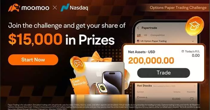 Moomoo Launches US Options Paper Trading Challenge, Co-branded with Nasdaq for Joint Promotion