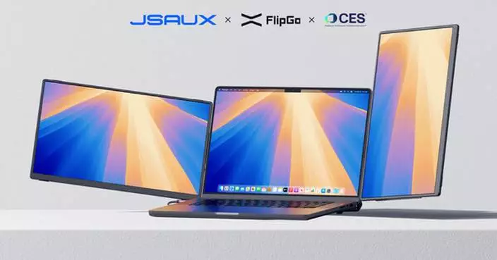 JSAUX unveils the new FlipGo Horizon Dual Monitor at CES 2025