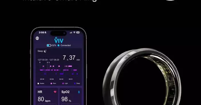 VIV™ Ring: The World&#8217;s 1st Smart Ring with Generative Sleep Aid Sound at CES 2025