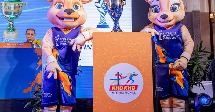 KKFI Unveils Spectacular Trophy, Mascots Tejas and Tara for Inaugural Kho Kho World Cup 2025