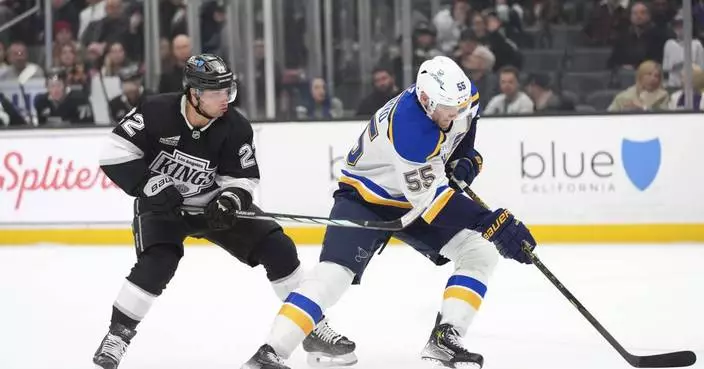 St. Louis Blues defenseman Colton Parayko is out for 6 weeks after injuring his left knee