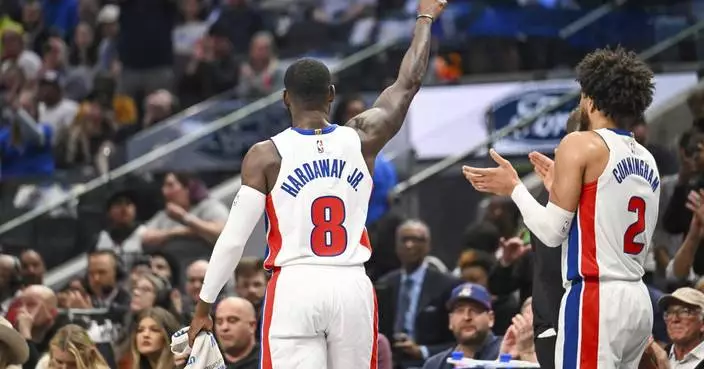 Pistons&#8217; Tim Hardaway Jr. leaves return to Dallas early with right ankle sprain