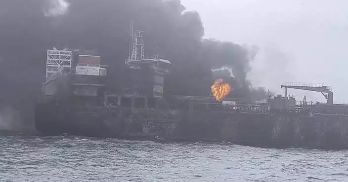 The UK fears environmental damage as ships burn after North Sea collision