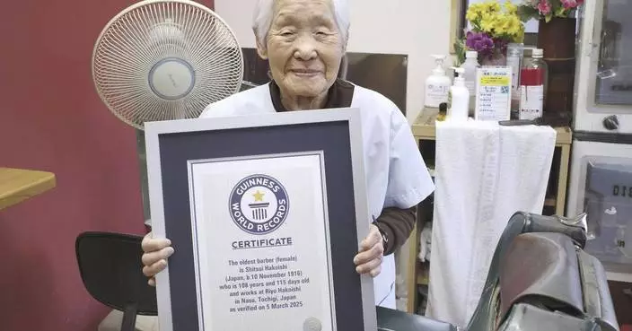 Meet the world&#8217;s oldest female barber. A 108-year-old Japanese woman is overjoyed at the recognition