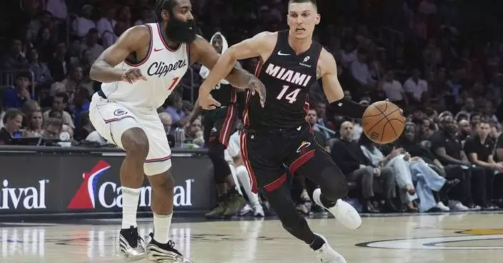 Bogdanovic scores 30, Zubac adds 26 and Clippers roll past Heat 119-104