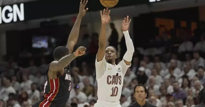 Cavaliers say Garland will miss Game 4 against Miami with sprained toe