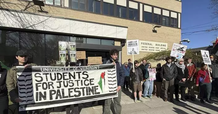Lawyers ask federal judge in Vermont for immediate release of detained Palestinian activist