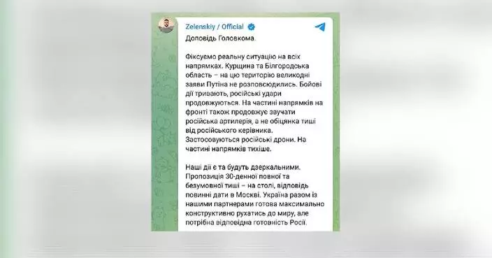 Zelensky seeks 30-day truce as Putin announces Easter ceasefire