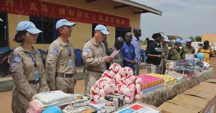 Chinese peacekeepers in South Sudan, Lebanon deliver humanitarian aid