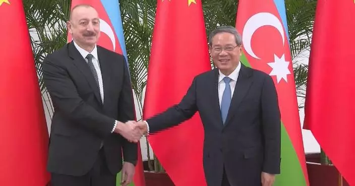 Chinese premier meets Azerbaijani president in Beijing
