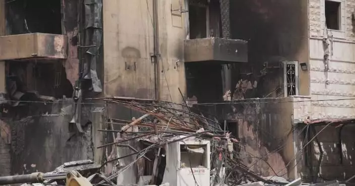 Israeli airstrike on southern Beirut destroys targeted building, damages nearby houses