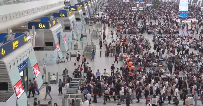 China expects surge in rail passenger trips during upcoming May Day holiday