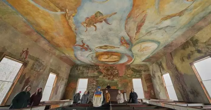 Maine&#8217;s hidden &#8216;Sistine Chapel&#8217; inspires artists with 70-year-old frescoes