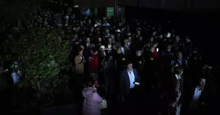 Tennis players in the dark at Madrid Open as matches suspended due to major power outage