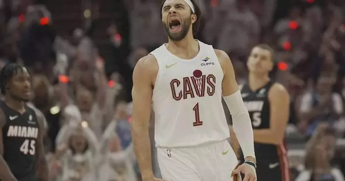 Cavs set an NBA playoff record for 3-pointers in a quarter with 11 in the 2nd against Heat