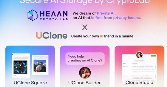 CryptoLab and UClone Partner to Bring First Fully Homomorphic Encryption-Powered AI Agents to Consumers
