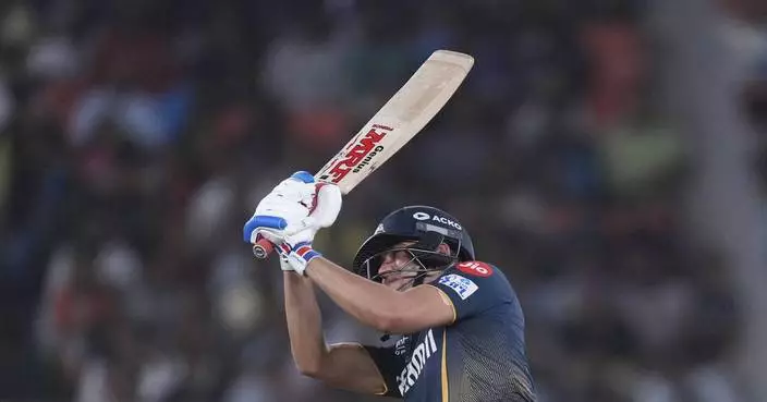 Gill and Buttler bat Gujarat up to second in IPL after big win over Hyderabad