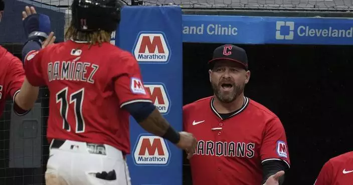 Arias has 3-run double, Ramírez steals 3 bases as Guardians blank Brewers 5-0