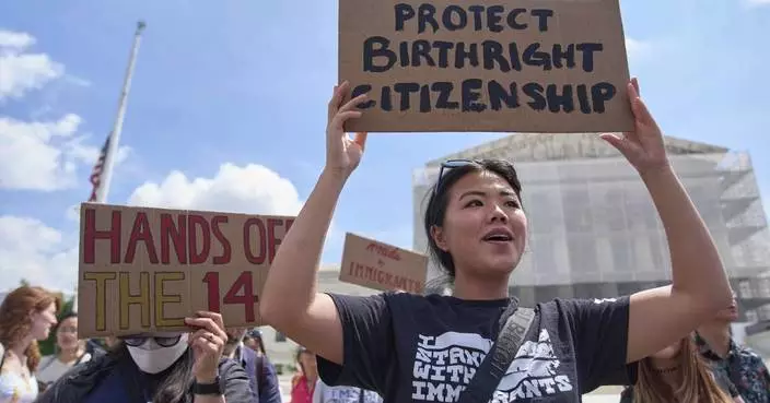 The Latest: Supreme Court hears arguments in case over Trump’s birthright citizenship order