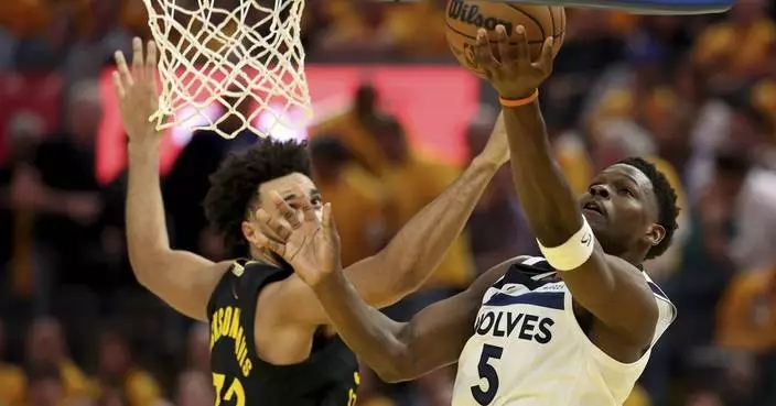 Edwards, Randle lead the way again as Timberwolves beat Warriors 117-110 for 3-1 playoff series lead