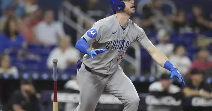 Suzuki hits 2-run HR to cap 8-run sixth inning as Cubs beat Marlins