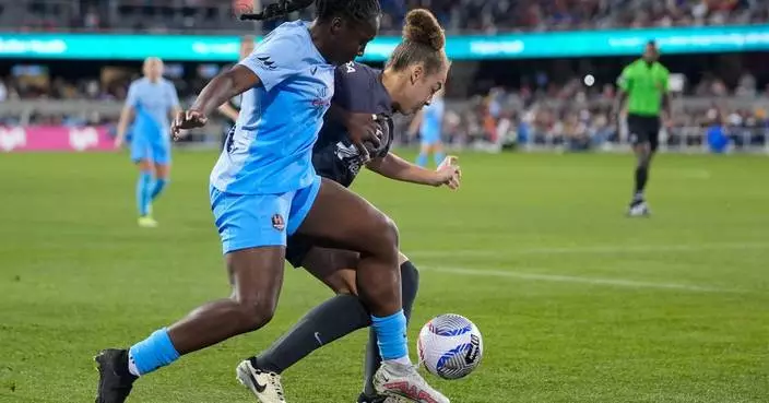Angel City defender Savy King is stable after collapsing during game against Royals