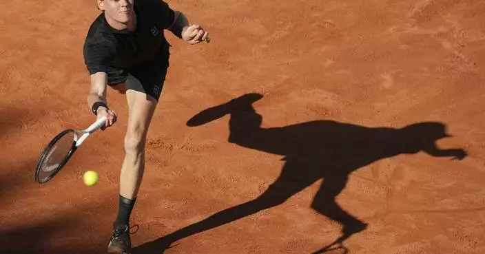 Jannik Sinner overcomes 'big drop' in level in 2nd match back from doping ban at Italian Open
