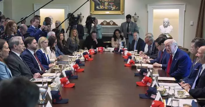 Lovefest or Cabinet meeting? For Donald Trump, it's both