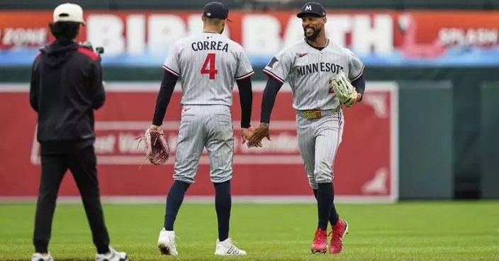 Twins hold Buxton, Correa out of lineup for series opener vs. Brewers day after outfield collision