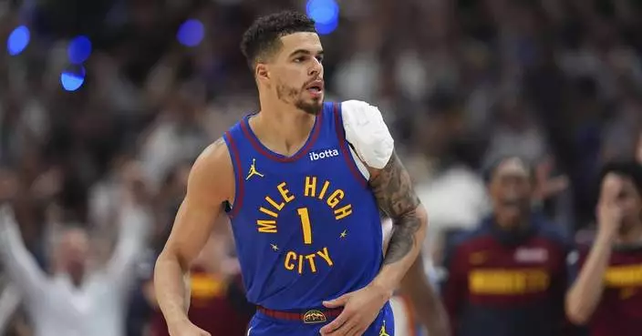 Michael Porter Jr. coming up big for the Nuggets as he plays through pain of sprained left shoulder