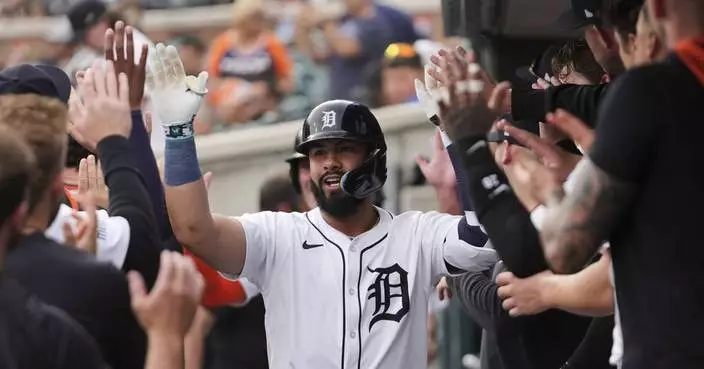 Gleyber Torres homers and drives in 3 runs as Tigers rout Red Sox 14-2